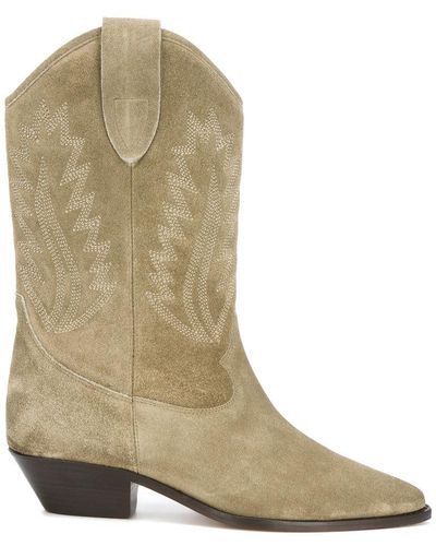 Isabel Marant Étoile 'dallin' Cowboy Boots - Green