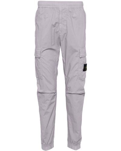 Stone Island Tapered Cargo Pants - Gray