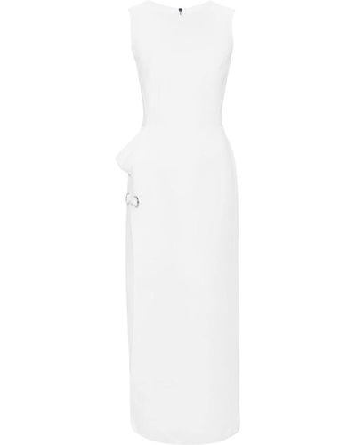 Maticevski Mannerism Side-slit Dress - White