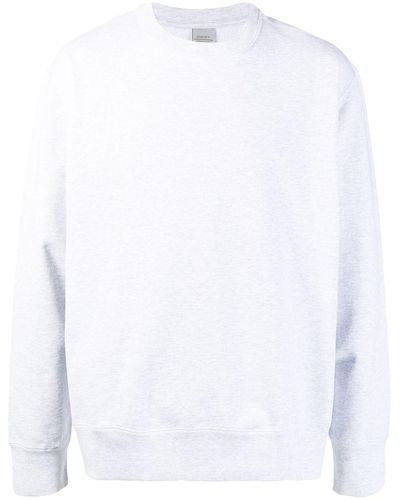 Suicoke Ribbed-trim Cotton Sweatshirt - Gray