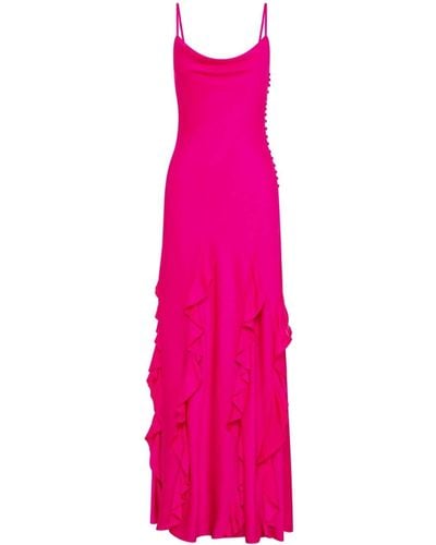 Nicholas Kamila Silk Maxi Dress - Pink