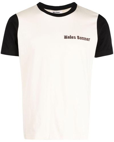 Wales Bonner T-shirt Van Biologisch Katoen - Zwart