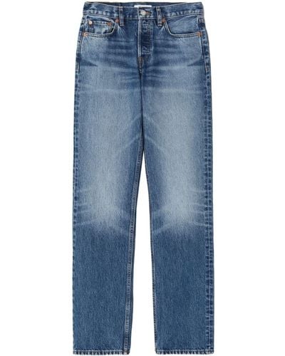 RE/DONE Easy Straight Jeans - Blauw