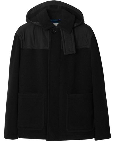 Burberry Duffle-coat en laine - Noir