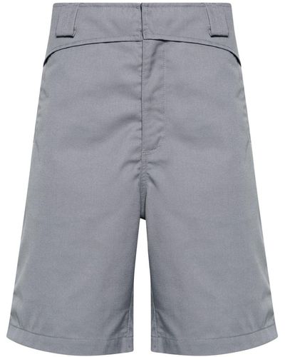 GR10K Folded Belt Bermuda Shorts - Grey