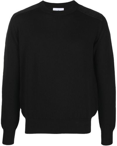 Ferragamo Contrast-panel Sweater - Black