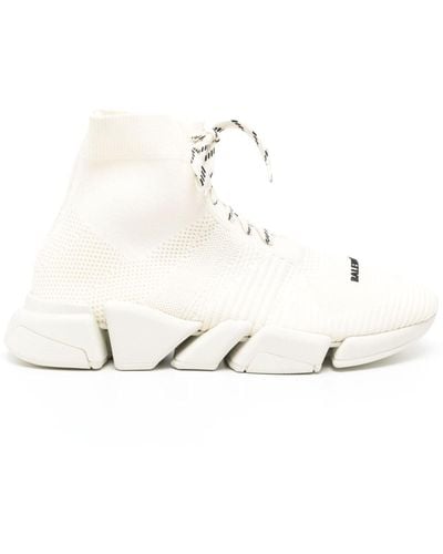 Balenciaga Speed 2.0 Sock Trainers - White