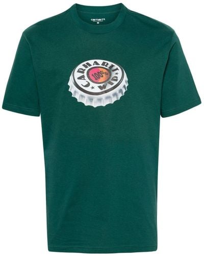 Carhartt Bottle Cap T-Shirt aus Bio-Baumwolle - Grün