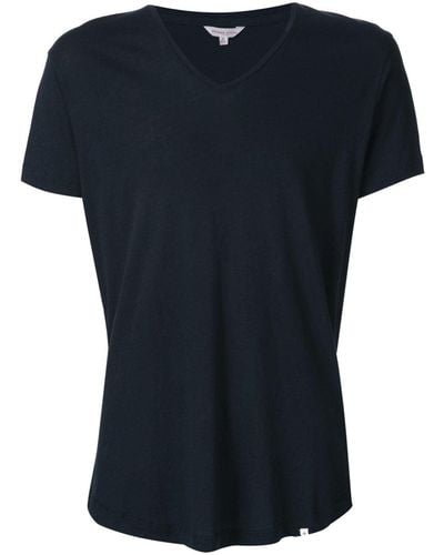 Orlebar Brown V-neck T-shirt - Blauw