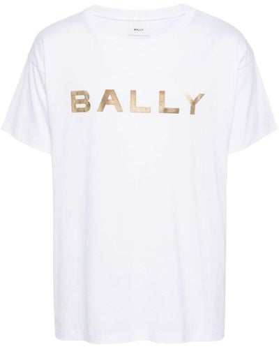 Bally Logo-print Cotton T-shirt - White