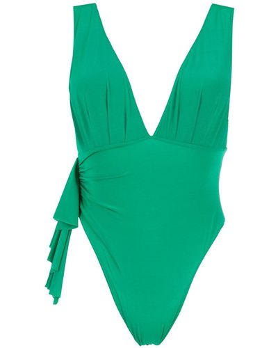 Clube Bossa Unika High-leg Swimsuit - Green