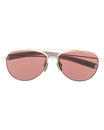 Dita Eyewear Pilot-frame Sunglasses - Metallic