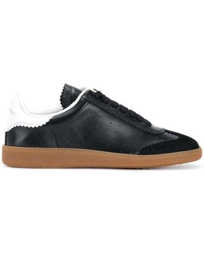 Isabel Marant Bryce Leather Sneaker - Black