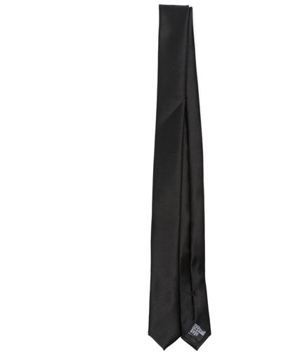 Emporio Armani Krawatte aus Seide - Schwarz