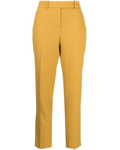 Paule Ka Virgin Wool Tapered Pants - Yellow