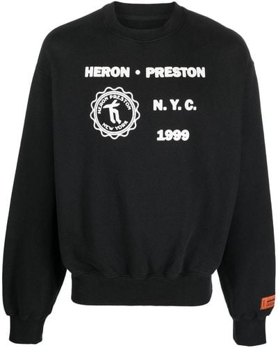Heron Preston Medieval Heron スウェットシャツ - ブラック