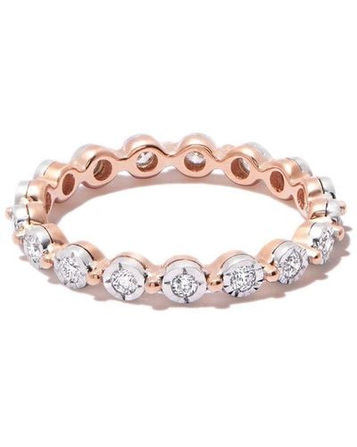 Dana Rebecca 14kt Rose Gold Ava Bea Diamond Eternity Ring - Pink
