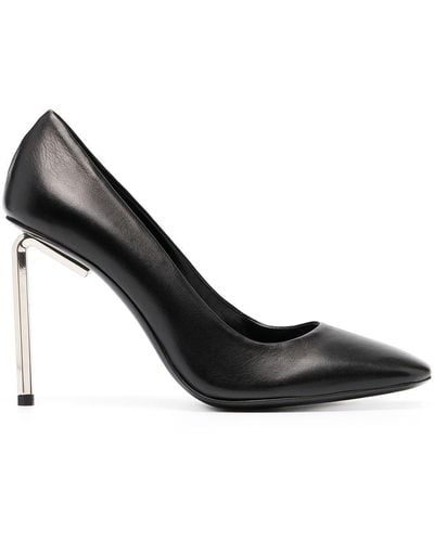 Off-White c/o Virgil Abloh 110mm Square-toe Court Shoes - Black