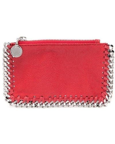 Stella McCartney Chain-link Faux-leather Purse - Red