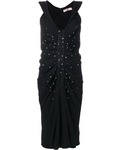 Dior プレオウンドシャーリング ドレス - ブラック