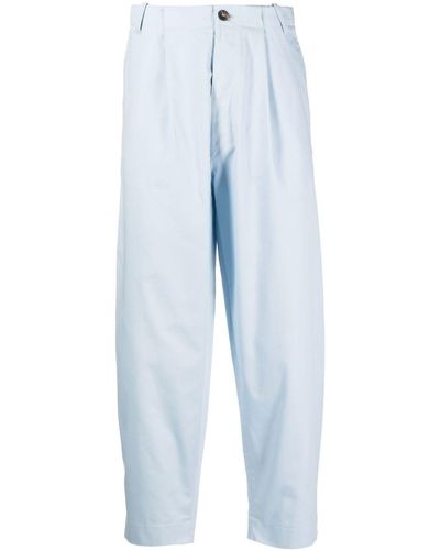 Societe Anonyme Straight-leg Tailored Trousers - Blue