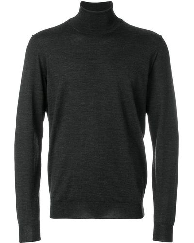 Drumohr タートルネックセーター - ブラック