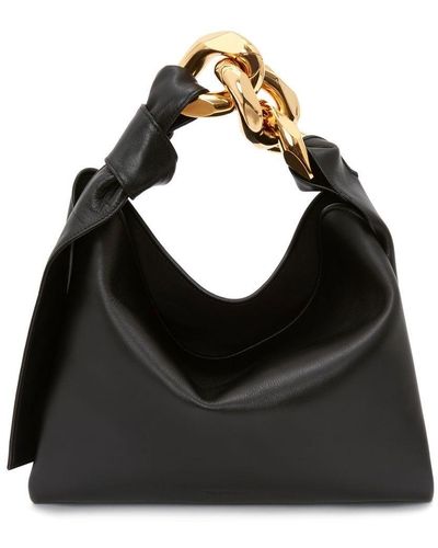 JW Anderson Petit sac porté épaule Chain - Noir