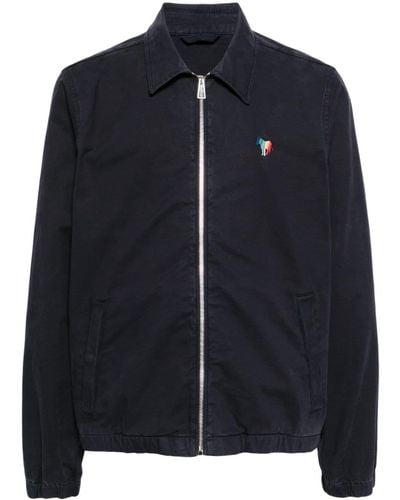 PS by Paul Smith Zip-up Shirt Jacket - Black