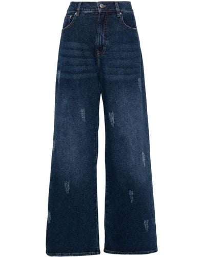 Munthe Myrtle High-rise Wide-leg Jeans - Blue