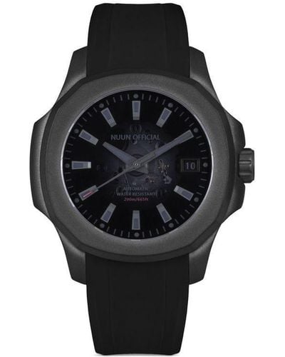 NUUN OFFICIAL N200 Gunmetal Horloge - Zwart