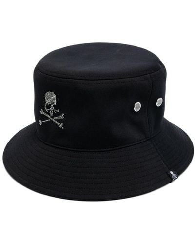 MASTERMIND WORLD Swarovski Crystal-embellished Bucket Hat - Black