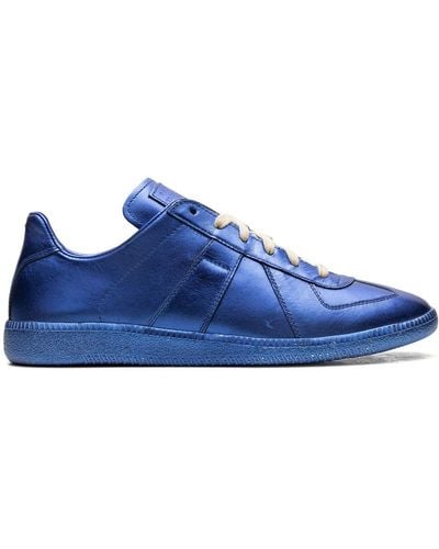 Maison Margiela Replica "blue Metallic" Low-top Sneakers