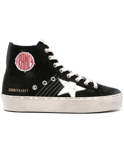 Golden Goose Francy Suede Sneakers - Black