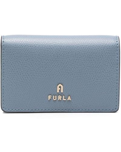 Furla Camelia Business カードケース - ブルー