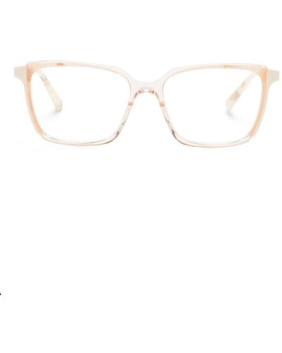 Etnia Barcelona Sussex スクエア眼鏡フレーム - ホワイト