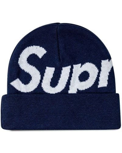 Supreme Muts Met Logo - Blauw