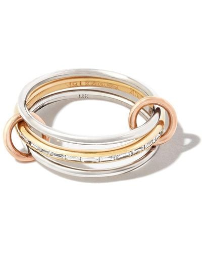 Spinelli Kilcollin 18kt Yellow And Rose Gold And Sterling Silver Rhea Ring - Metallic
