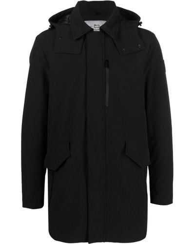 Woolrich Hooded Padded Jacket - Black