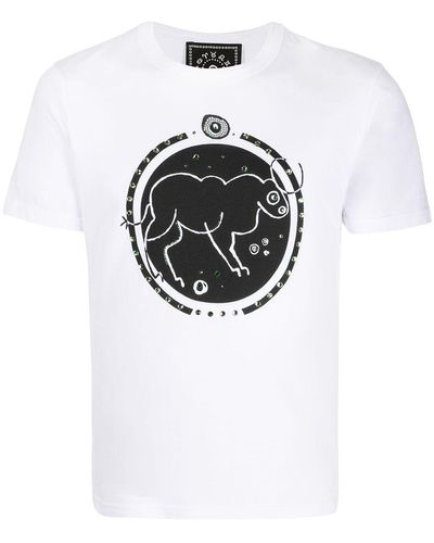 10 Corso Como Taurus Print T-shirt - White