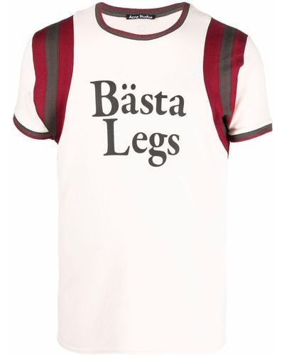 Acne Studios Basta Legs T-Shirt - Mehrfarbig