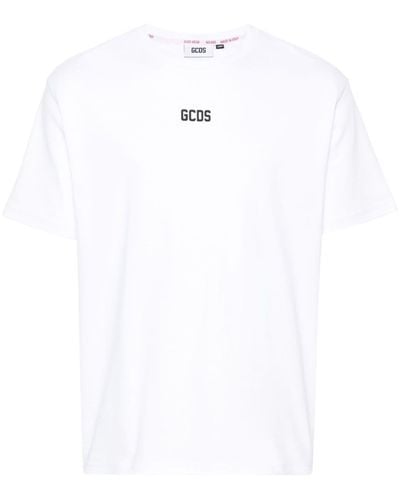 Gcds T-Shirt mit Logo-Applikation - Weiß