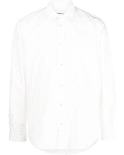 Nanushka Long-sleeve Cotton Shirt - White