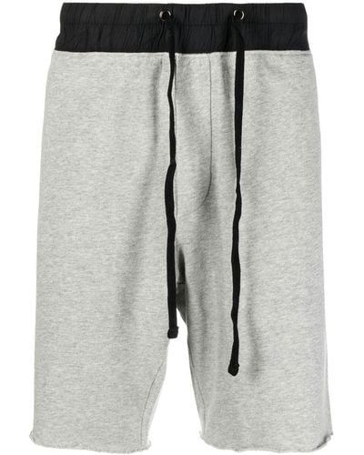 James Perse French Terry-cloth Track Shorts - Gray