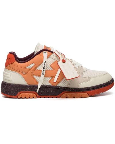 Off-White c/o Virgil Abloh Slim Out Of Office Sneakers - Brown