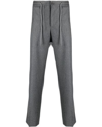 Corneliani Drawstring-waist Tailored Trousers - Grey