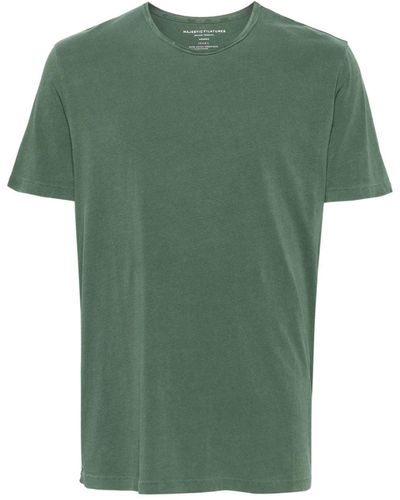 Majestic Filatures Crew-neck Organic Cotton T-shirt - Green
