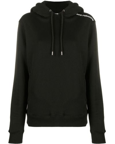 Rabanne Hooded Sweatshirt - Black