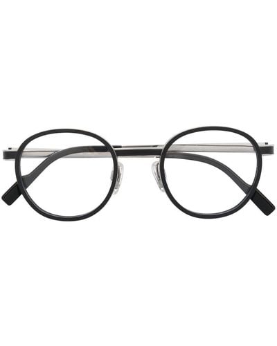 Cazal オーバル眼鏡フレーム - ブラック