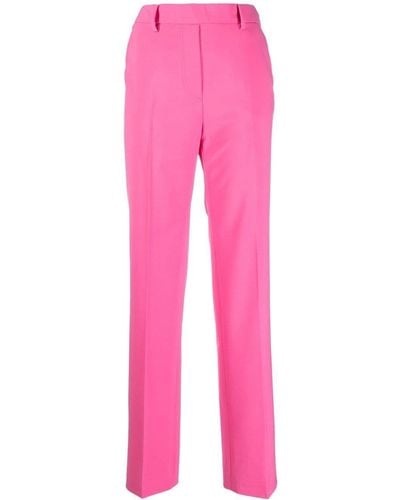 N°21 High-Waist-Hose mit geradem Bein - Pink