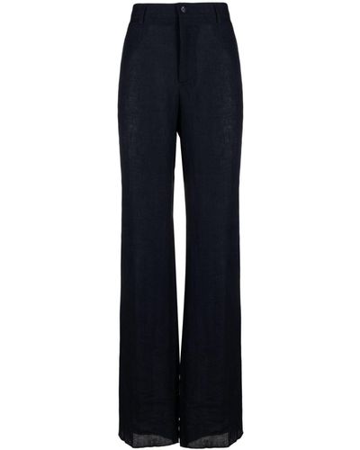 Dolce & Gabbana Broek Met Wijde Pijpen - Blauw